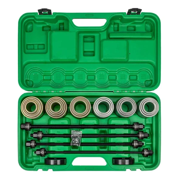 Набор для замены сайлентблоков, втулок и подшипников универсальный 26пр. (М10, М12, М14, М16), в кейсе