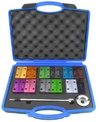 Набор фиксаторов для обслуживания двигателей Alfa Romeo, Fiat, Lancia 25пр.(1.4,1.6, 1.8, 2.0),в кейсе