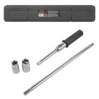 Ключ балонный крестовой сборный, 5 пр.1/2''(17-19, 21-23 мм),в кейсе