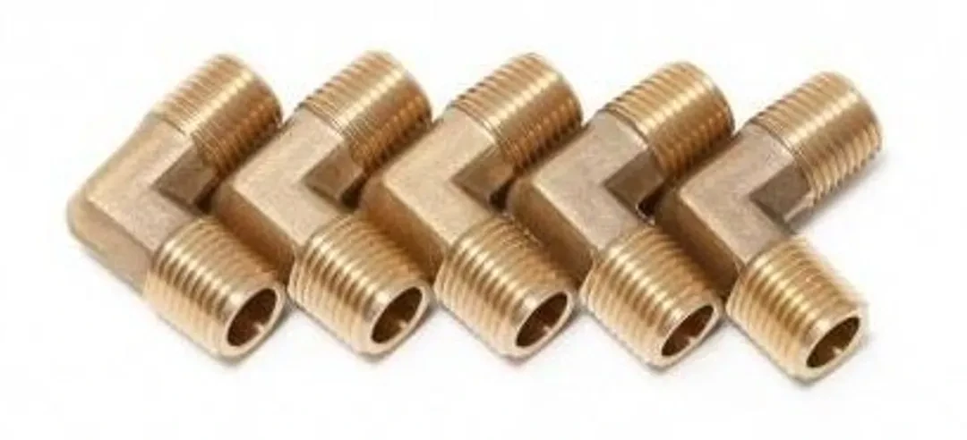 Соединитель угловой наруж.резьба 3/8''х3/8'', к-т 5шт.