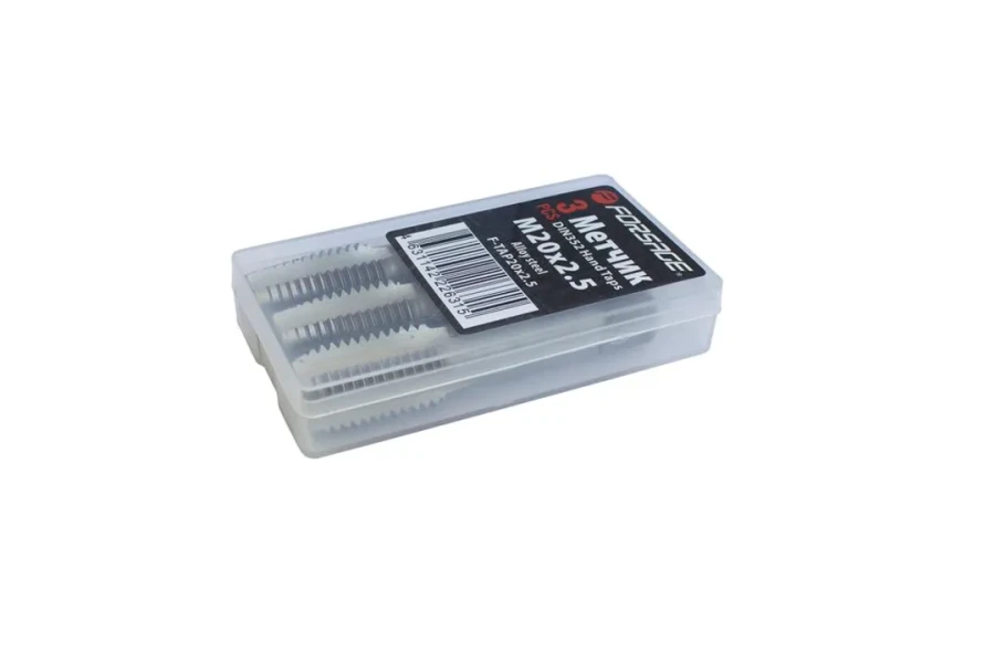 Метчик M20x2.5 (3шт), в пластиковом футляре