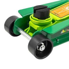 Домкрат подкатной гидравлический низкопрофильный 3т (поворотная ручка 360°,h min 85мм, h max 385мм)