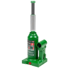 Домкрат бутылочный с клапаном 2т.(h min-148мм,h max-278мм, ход штока-80мм, ход винта-50мм)