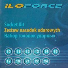 Набор головок ударных глубоких 11пр.1/2'' (6-гр.)(10-15,17,19,21,22,24),в кейсе
