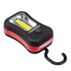 Фонарик переносной светодиодный в комплекте с батарейками (торцевой свет 4LED, боковой свет CUB, 3xAAA), в блистере