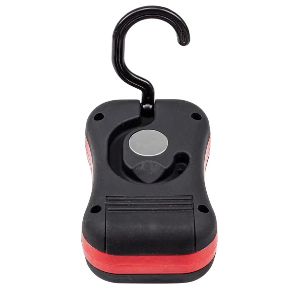 Фонарик переносной светодиодный в комплекте с батарейками (торцевой свет 4LED, боковой свет CUB, 3xAAA), в блистере