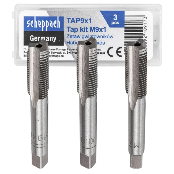 Метчик M9x1 (3шт)