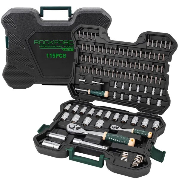 Набор инструментов 115пр. 1/4'', 1/2''(6гр.)