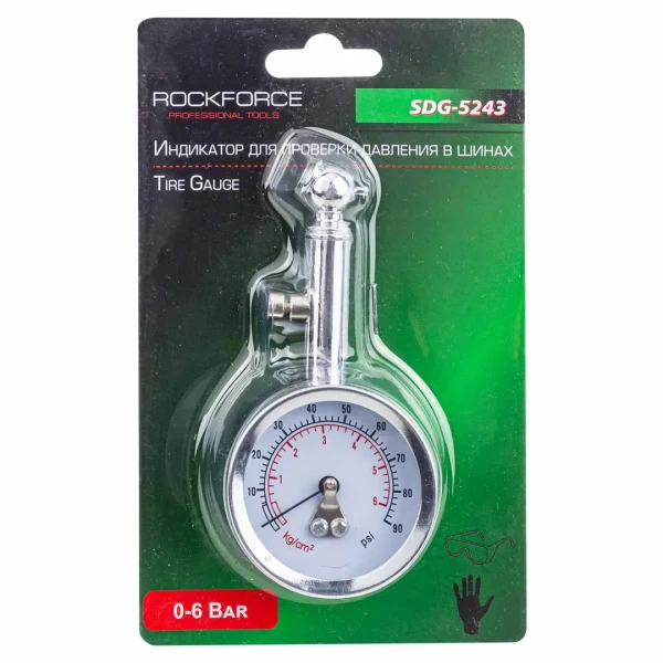 Индикатор для проверки давления в шинах (0-6 Bar)