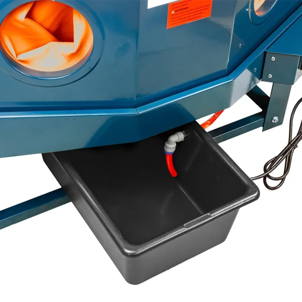 Мойка для деталей 160л (поток рециркуляции 0,8л/мин, объём моющего материала 4-9л, рабоч.давление воздуха 5-8бар, упаковка 79х61х53см)