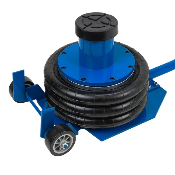 Домкрат подкатной пневматический 3т (h min-145мм,h max-500мм,надставка-удлинитель-100мм,Ø-255мм)