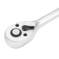 Трещотка реверсивная с резиновой ручкой 3/8''(L-200мм, 72зуб)