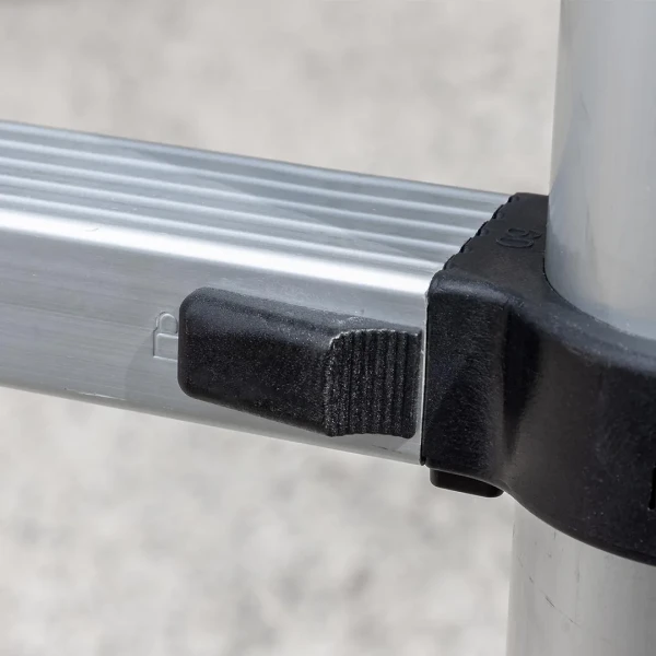 Лестница телескопическая алюм. бытовая 5.0м (13 ступ.)