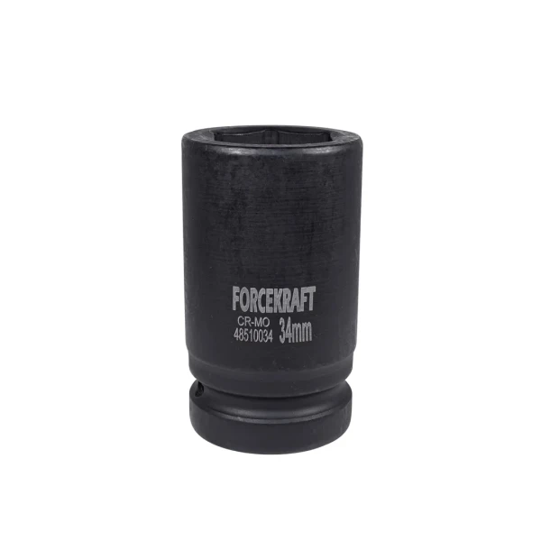 Головка ударная глубокая 34мм (6гр.), 1''