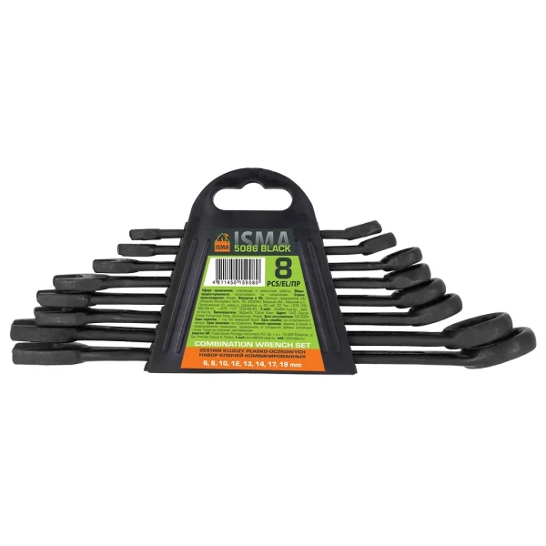 Набор ключей комбинированных 8пр.(6, 8, 10, 12-14, 17, 19мм)в пластиковом держателе