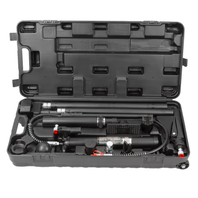 Набор гидравлического оборудования для кузовных работ 10т, в кейсе на колесах