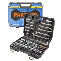 Набор инструментов 82 пр.1/4''&amp;1/2''(6-гран)(4-32мм)