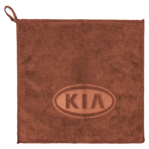 Салфетка чистящая микрофибра с логотипом 30*30 см (3шт/уп)