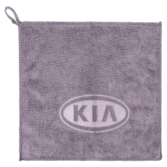 Салфетка чистящая микрофибра с логотипом 30*30 см (3шт/уп)