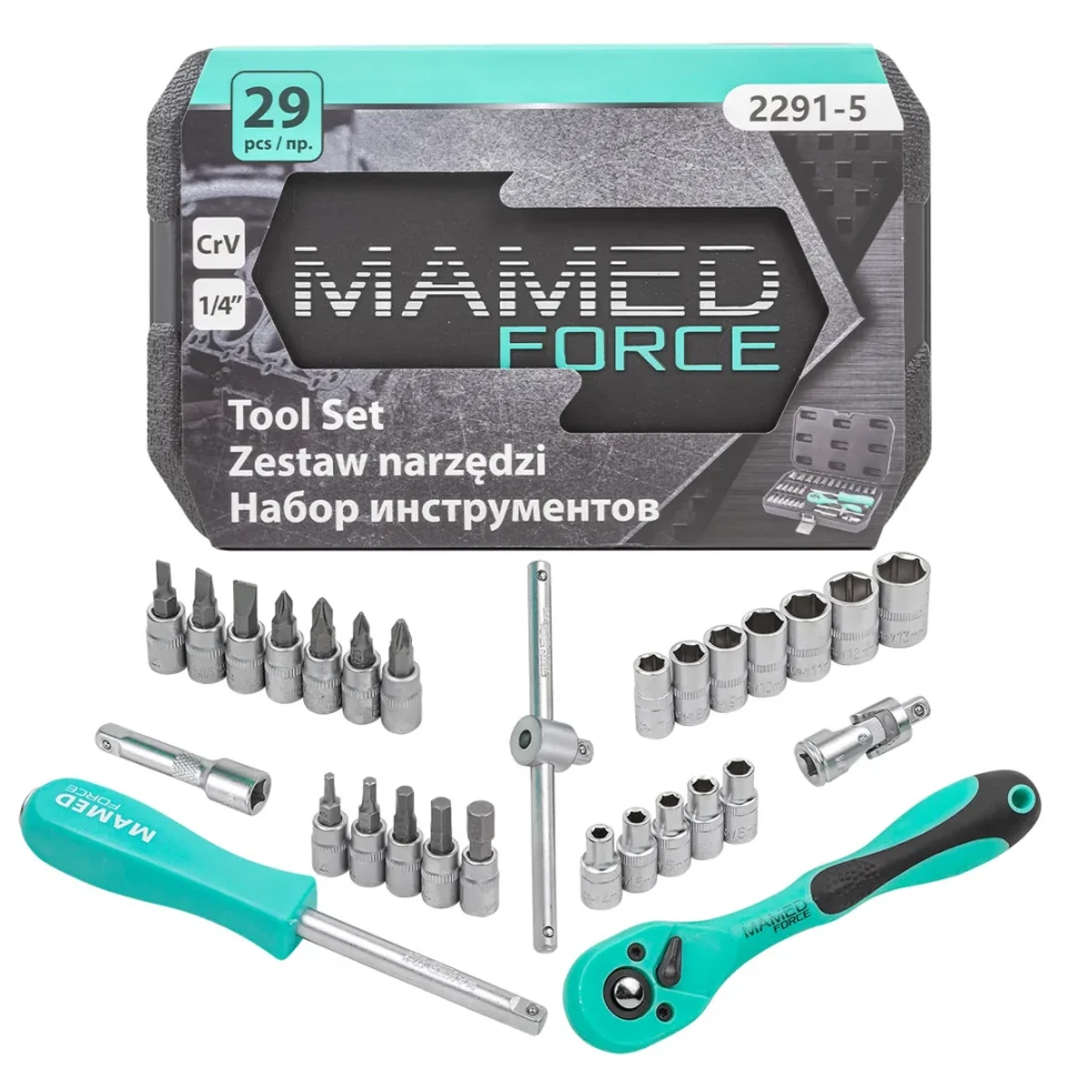 Набор инструментов PROFI 29пр. 1/4''(6гр)(4-13мм)