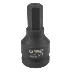 Головка-бита ударная 6-гранная 17мм, 3/4''