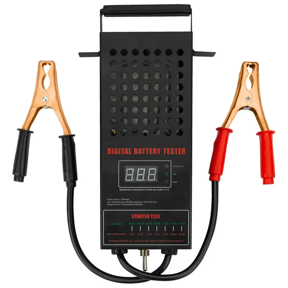 Тестер аккумуляторных батарей цифровой (12V, 100А)
