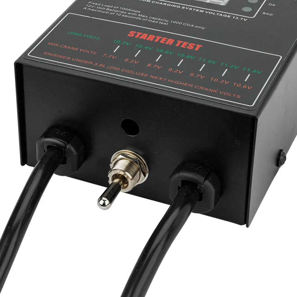 Тестер аккумуляторных батарей цифровой (12V, 100А)