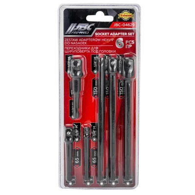 Адаптеры-переходники под шуруповерт, набор 6пр.