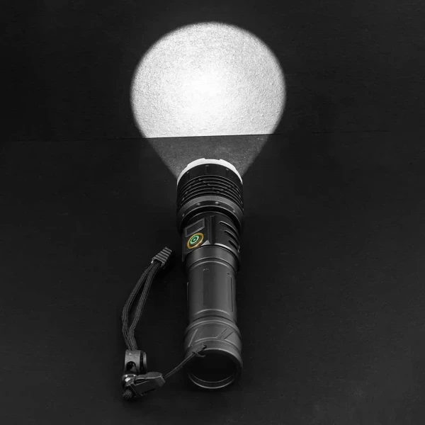 Фонарь ручной аккумуляторный (4 режима работы, аккум. 8800мАч, время работы 3-5ч, время зар. 2ч)