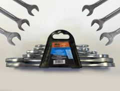 Набор ключей рожковых 6пр. (6х7, 8х10, 12х13, 14х17, 19х21, 22х24мм) в пластиковом держателе