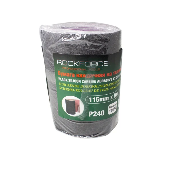 Бумага наждачная на тканевой основе 115ммх5м в рулоне (P240)