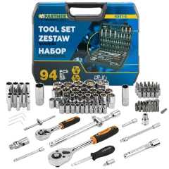 Набор инструментов 94 пр.1/4''&amp;1/2''(6-гран)(4-32мм)