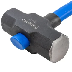 Кувалда с фиберглассовой ручкой и резиновой противоскользящей накладкой (6350г,L ручки-800мм)