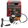 Компрессор автомобильный поршневой одноцилиндровый с аналоговым манометром (12В, 10А, 30л/мин, 7бар) в комплекте с переносной сумкой