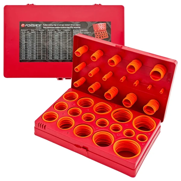 Кольца уплотнительные резиновые маслобензостойкие, 407пр. (метрические)