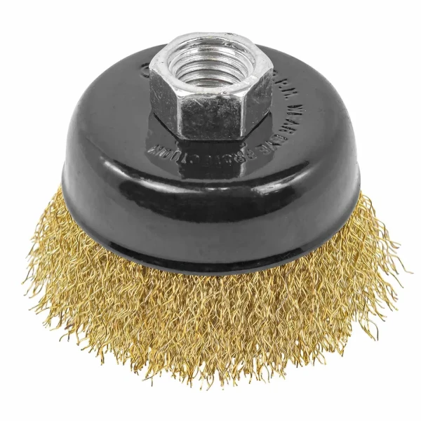 Кордщетка чашеобразная латунная для УШМ 60мм (М14)