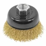 Кордщетка чашеобразная латунная для УШМ 60мм (М14)