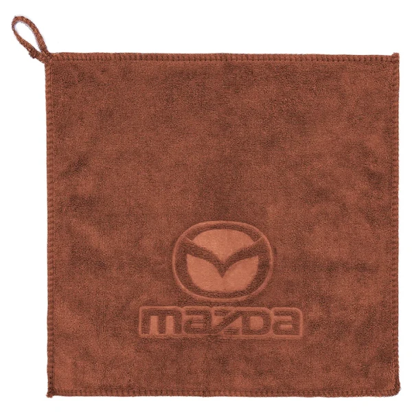 Салфетка чистящая микрофибра с логотипом 30*30 см (3шт/уп)