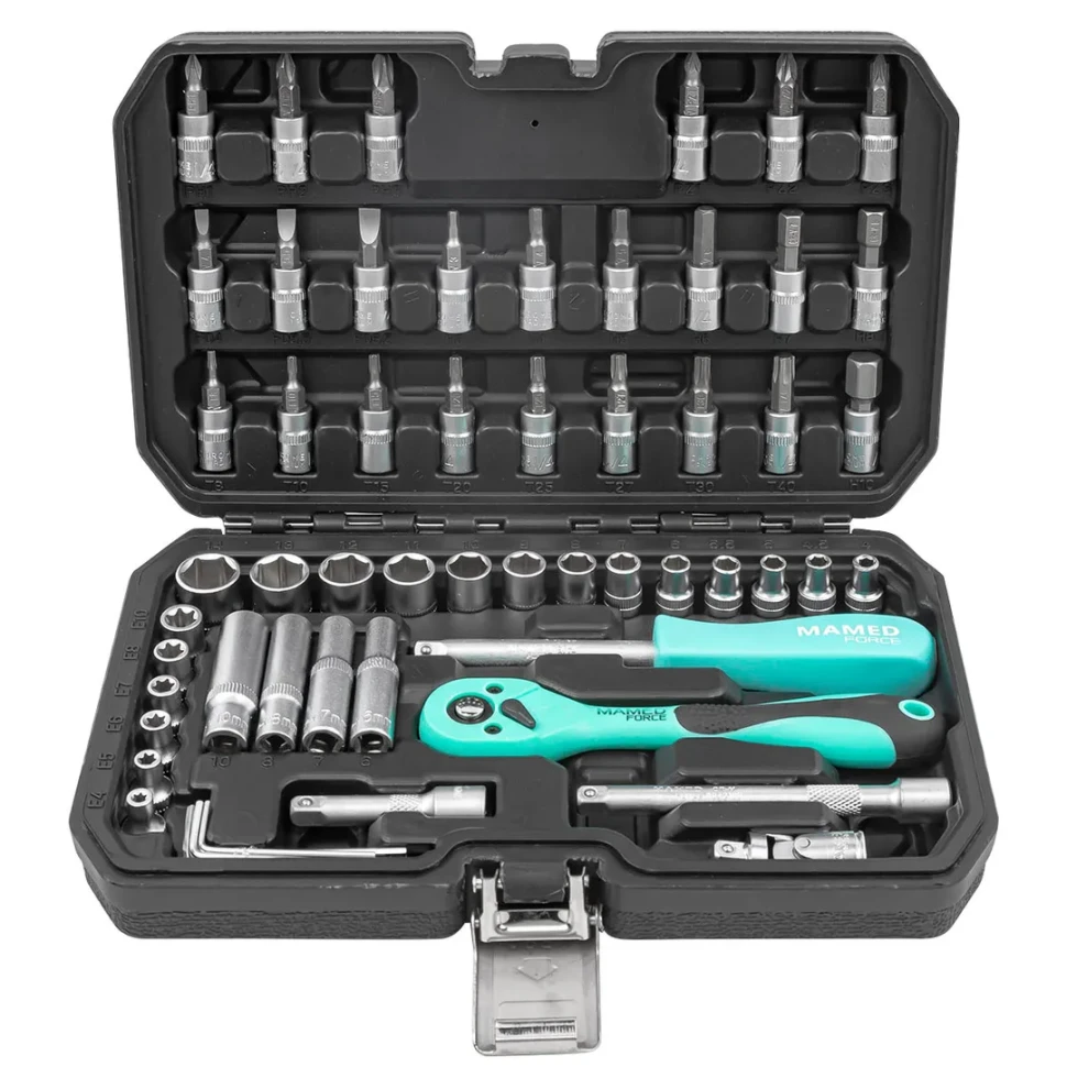 Набор инструментов PROFI 56пр. 1/4''(6гр)(4-14мм,Е4-Е10)