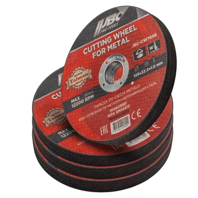 Круг отрезной по металлу и нержавеющей стали 125x1.0x22.2мм (к-т 40 шт)