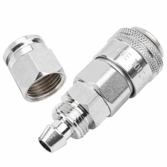 Быстроразъем под шланг 10х12 мм (железо, тип USA)