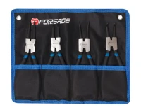 Набор съемников стопорных колец, 4пр(L-200мм), на полотне