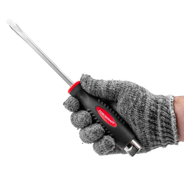 Отвертка шлицевая силовая магнитная под ключ ''Profi''S2 SL8.0х150мм, на пластиковом держателе