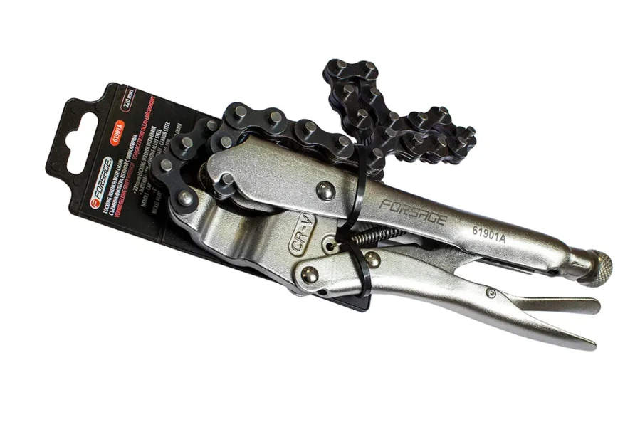 Съемник масляного фильтра цепной с фиксацией (Ø 120мм)