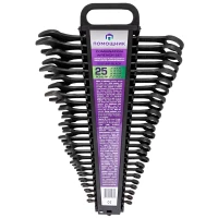 Набор ключей комбинированных 25пр. (6-28, 30, 32мм),в пластиковом держателе