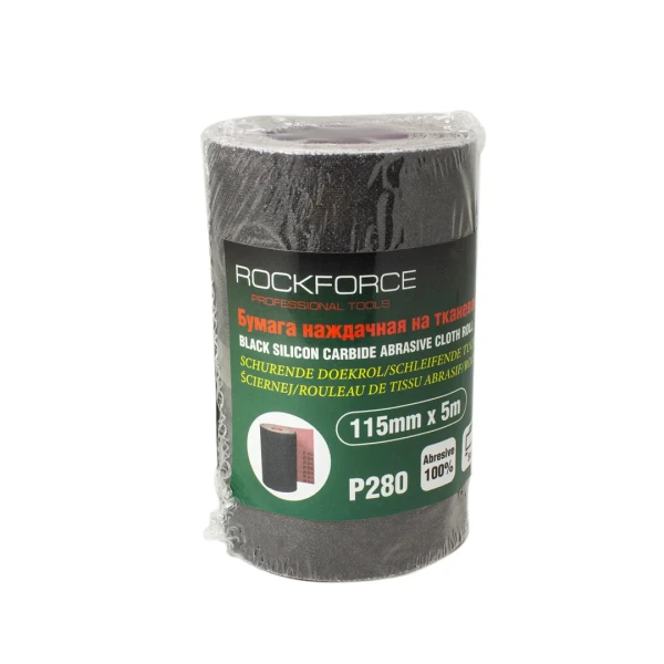 Бумага наждачная на тканевой основе 115ммх5м в рулоне (P280)