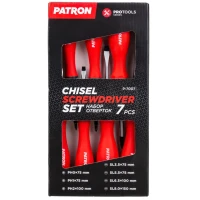 Набор отверток силовых магнитных 7пр SL3.5x75мм, SL5.5x75мм, SL6.5x100мм, SL8х150мм, РН0х75мм, РН1х75мм, РН2х100мм)