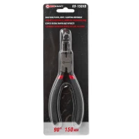 Съемник стопорных колец изогнутый на сжим (90°,L-150мм), в блистере