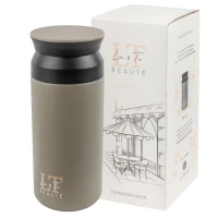 Термокружка 350мл(нерж.сталь,горячее-до 6ч,холодное-до 6ч,цвет серый)