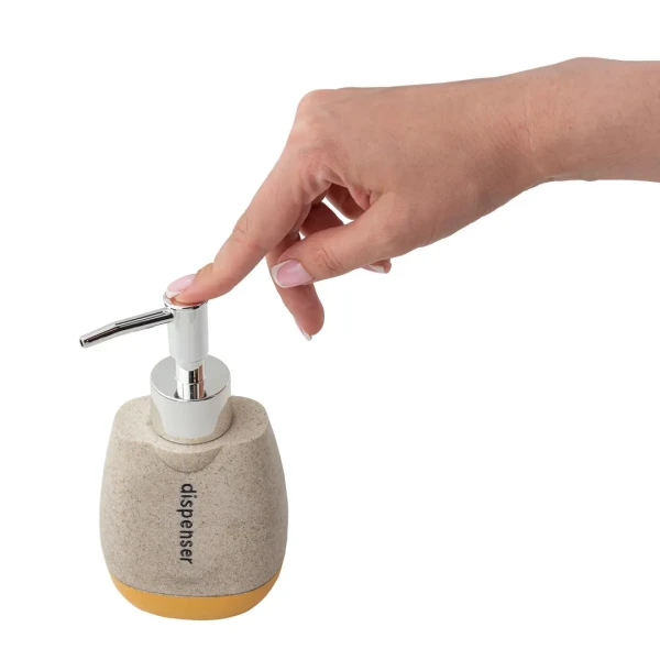 Набор для ванной комнаты 4пр. (мыльница, дозатор для мыла, подставка для зубных щеток, подставка для косметических аксессуаров)